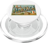 Florence Italy 50s Vintage Retro Travel Poster Art Graphic PopSockets PopGrip for MagSafe