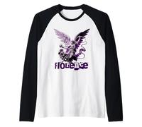 Florence Italy Angel Gothic Medieval Renaissance Bernini Raglan Baseball Tee