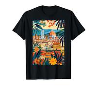 Florence Italy Art Value Graphic T-Shirt, Men, Black, S