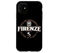 Florence Italy Coordinates Label 2C Case for iPhone 11
