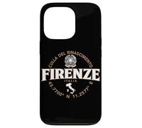 Florence Italy Coordinates Label 2C Case for iPhone 13 Pro