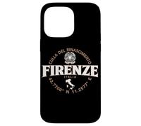 Florence Italy Coordinates Label 2C Case for iPhone 14 Pro Max