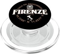 Florence Italy Coordinates Label 2C PopSockets PopGrip for MagSafe