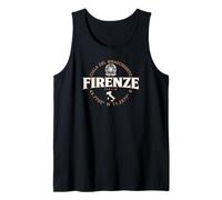 Florence Italy Coordinates Label 2C Tank Top