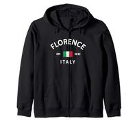 Florence Italy Est. 59 BC Italian Flag Souvenir Zip Hoodie