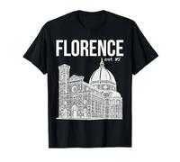 Florence Italy Europe Travel Tourism Cathdedral T-Shirt