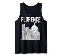 Florence Italy Europe Travel Tourism Cathdedral Tank Top