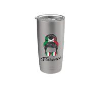 Florence Italy Flag Lady Stainless Steel Insulated Tumbler