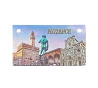 Florence Italy Fridge Magnet Souvenir Gift,Iron Metal Handmade Firenze Refrigerator Magnet Home & Kitchen Decoration Collection
