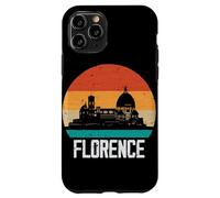 Florence Italy Retro Vintage Sunset Skyline Florence Case for iPhone 11 Pro