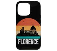 Florence Italy Retro Vintage Sunset Skyline Florence Case for iPhone 13 Pro