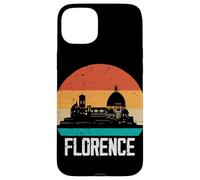 Florence Italy Retro Vintage Sunset Skyline Florence Case for iPhone 15 Plus