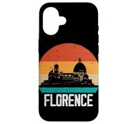 Florence Italy Retro Vintage Sunset Skyline Florence Case for iPhone 16