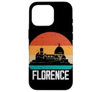 Florence Italy Retro Vintage Sunset Skyline Florence Case for iPhone 16 Pro