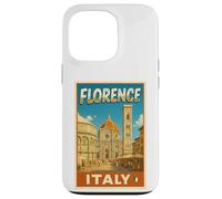 Florence Italy Vintage Travel Souvenir Poster Art Graphic Case for iPhone 13 Pro