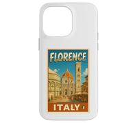 Florence Italy Vintage Travel Souvenir Poster Art Graphic Case for iPhone 14 Pro Max