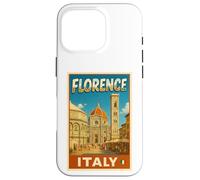 Florence Italy Vintage Travel Souvenir Poster Art Graphic Case for iPhone 16 Pro