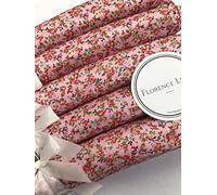 Florence Lilly Pack of 10 Quality Padded Clothes Hangers ~ Several Patterns to choose from .. (Florence Pink)