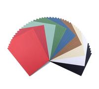 Florence Linen Cardstock Christmas 250 g - Multi-Pack - A4 - Christmas Card Making - Scrapbooking Supplies - Heavyweight - Create Elegant Invitations and Gift Boxes