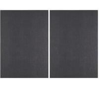 Florence Linen Cardstock A4 Black - 10 Sheets of 250 GSM Coloured Paper - Card Making Supplies for Scrapbooking and Other Crafts (Pack of 2)