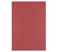 Florence Linen Cardstock A4 Red (Cassis) - 10 Sheets of 250 GSM Coloured Paper - Card Making Supplies for Scrapbooking and Other Crafts