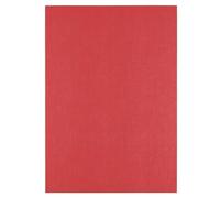 Florence Linen Cardstock A4 Red (Poppy) - 10 Sheets of 250 GSM Coloured Paper - Card Making Supplies for Scrapbooking and Other Crafts