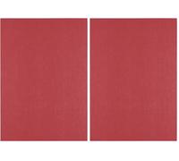 Florence Linen Cardstock A4 Red (Ruby) - 10 Sheets of 250 GSM Coloured Paper - Card Making Supplies for Scrapbooking and Other Crafts (Pack of 2)