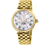 Florence Mother of Pearl Dial Diamond 12513 Swiss Quartz Watch GV2 Gold One Size