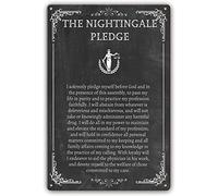 Florence Nightingale Quote Poster Metal Signs Poster Prints Rectangular Wall Decoration Contemporary Paintings for Living Room Art for Bedroom Wall Pictures Metal Plaque (8x12inch)