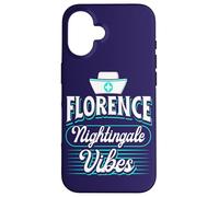 Florence Nightingale Vibes Quote Healthcare Proud Nurse Case for iPhone 16