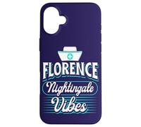 Florence Nightingale Vibes Quote Healthcare Proud Nurse Case for iPhone 16 Plus