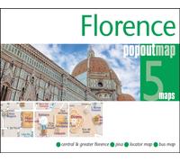 Florence PopOut Map : pocket size, pop up city map of Florence