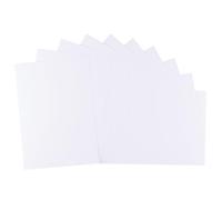 Florence Printable Sticker Paper - A4-10 Sheets - White - Smooth Self Adhesive Paper Cardstock for Printer, Labels, Stickers and DIY Projects - 216 GSM