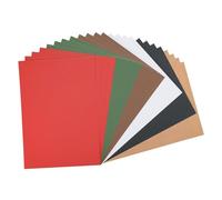 Florence Printable Sticker Paper - A4-24 Sheets - Christmas Colours - Smooth Self Adhesive Paper Cardstock for Printer, Labels, Stickers and DIY Projects - 216 GSM