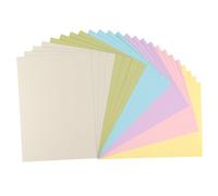 Florence Printable Sticker Paper - A4-24 Sheets - Pastel Colours - Smooth Self Adhesive Paper Cardstock for Printer, Labels, Stickers and DIY Projects - 216 GSM