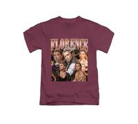 Florence Pugh, Trending Graphic tee Novelty Vintage Tee T-Shirt Funny Unisex T Shirt Top Maroon