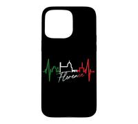Florence Skyline Italian Heartbeat Italy Fan I Love Firenze Case for iPhone 15 Pro Max