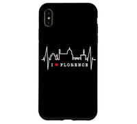 Florence Skyline Italian Heartbeat Italy Fan I Love Firenze Case for iPhone XS Max