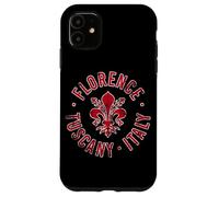 Florence Tuscany Italy with Florintine Lily Distressed Print Case for iPhone 11