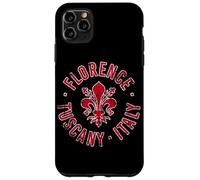 Florence Tuscany Italy with Florintine Lily Distressed Print Case for iPhone 11 Pro Max