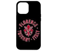 Florence Tuscany Italy with Florintine Lily Distressed Print Case for iPhone 12 Pro Max