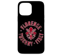 Florence Tuscany Italy with Florintine Lily Distressed Print Case for iPhone 13 Pro Max