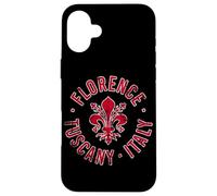 Florence Tuscany Italy with Florintine Lily Distressed Print Case for iPhone 16 Plus