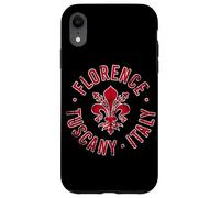 Florence Tuscany Italy with Florintine Lily Distressed Print Case for iPhone XR
