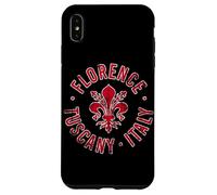 Florence Tuscany Italy with Florintine Lily Distressed Print Case for iPhone XS Max