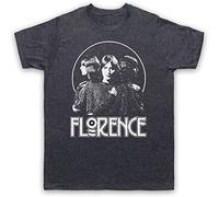 Florence Welch Triple FACE Machine XL Vintage Slate Mens T-Shirt Black