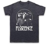 Florence Welch Triple FACE Machine XL Vintage Slate Mens T-Shirt Grey Large