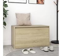 florence wooden hallway seating bench in sonoma oak