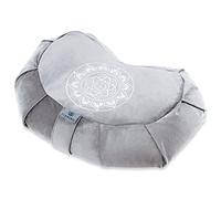 Florensi Meditation Cushion - Comfortable Floor Pillow - Traditional Tibetan Meditation Pillow & Bench with Beautiful Velvet Cover - Large Floor Cushion Seating for Adults - Yoga Buckwheat Bolster