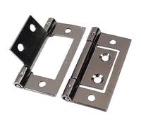 Florentine Bronze Plated 50mm/2-Inch Heavy Duty Hinges for Internal & External Doors, Cabinets, Dressers, Wardrobes - Pack of 2